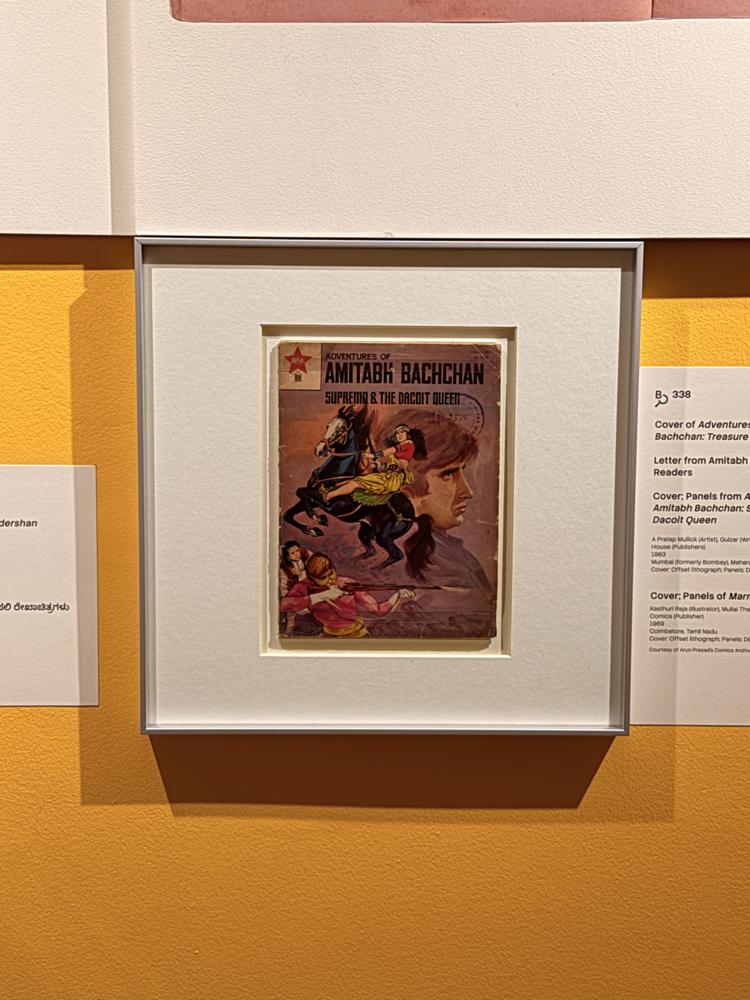 Museum amitabh bachchan comic cover