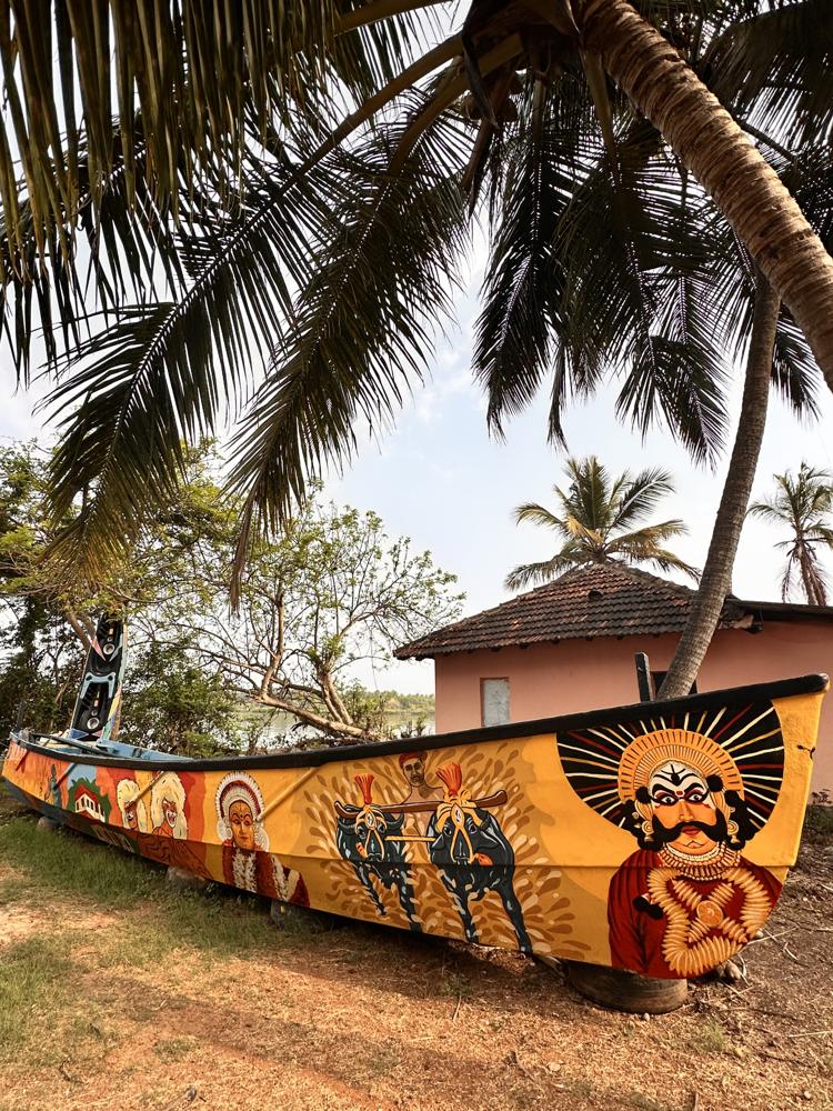 Painted boat
