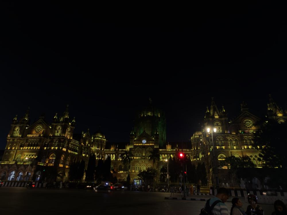 Mumbai cst at night