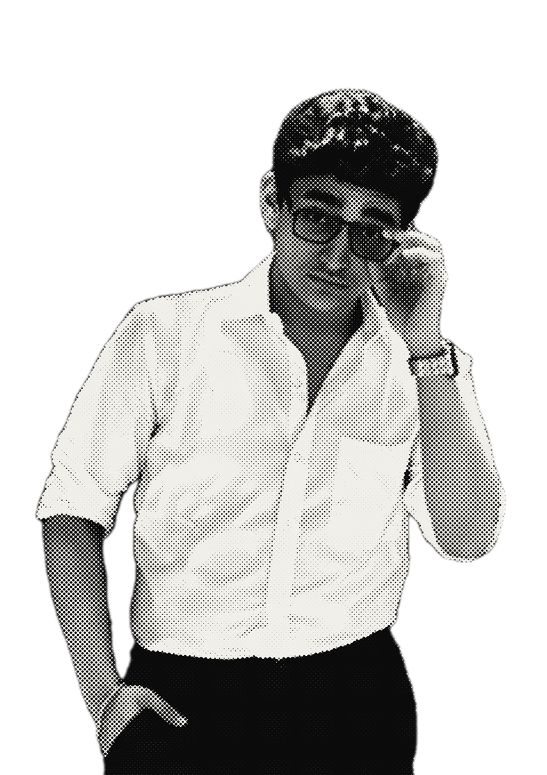 Kaneshk Khandelwal, halftone portrait